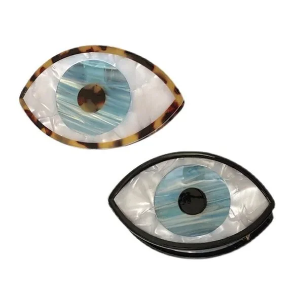 Large Blue Evil Eye Hair Claw Clip NonSlip Hairpin Stylish Hair Accessory - Picture 1 of 7